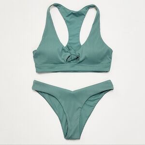 New Tinibikini Matching Three Piece Bathing Suit Size Small Bikini Cheeky Sarong